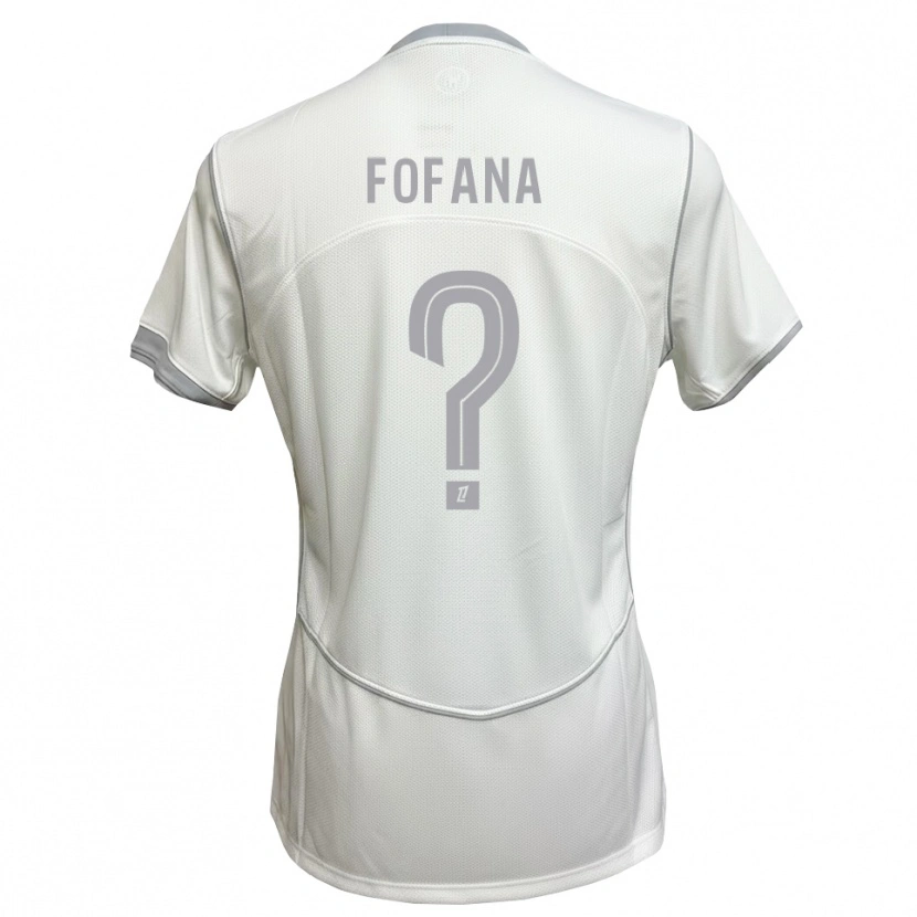Danxen Homem Camisola N'faly Fofana #0 Cinza Branco Alternativa 2026/27 Camisa Brasil