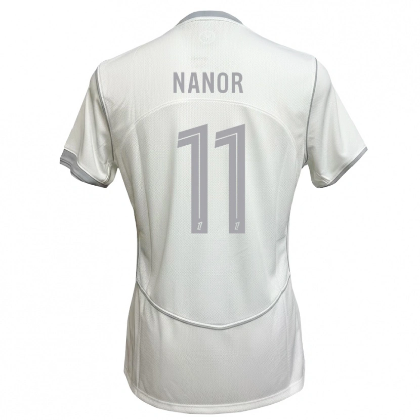 Danxen Homem Camisola Enzo Nanor #11 Cinza Branco Alternativa 2026/27 Camisa Brasil