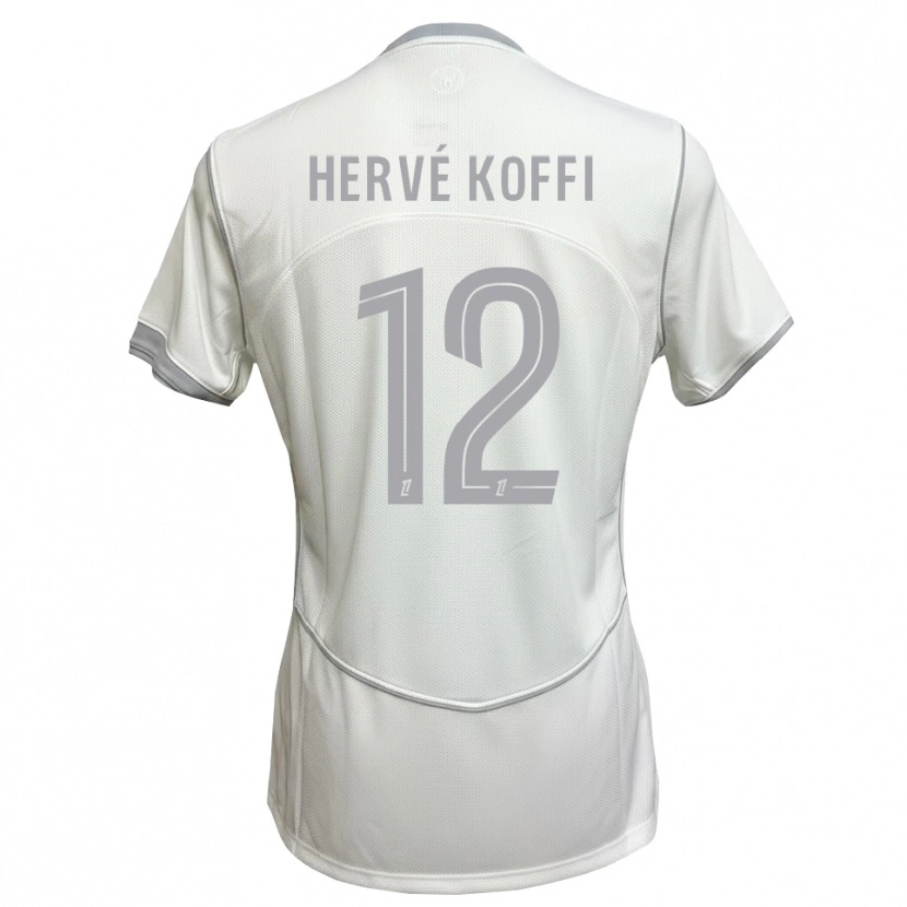 Danxen Homem Camisola Hervé Koffi #12 Cinza Branco Alternativa 2026/27 Camisa Brasil