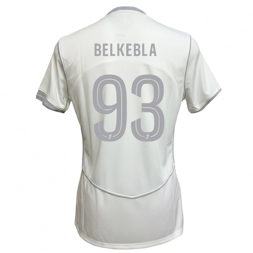 Danxen Homem Camisola Haris Belkebla #93 Cinza Branco Alternativa 2026/27 Camisa Brasil