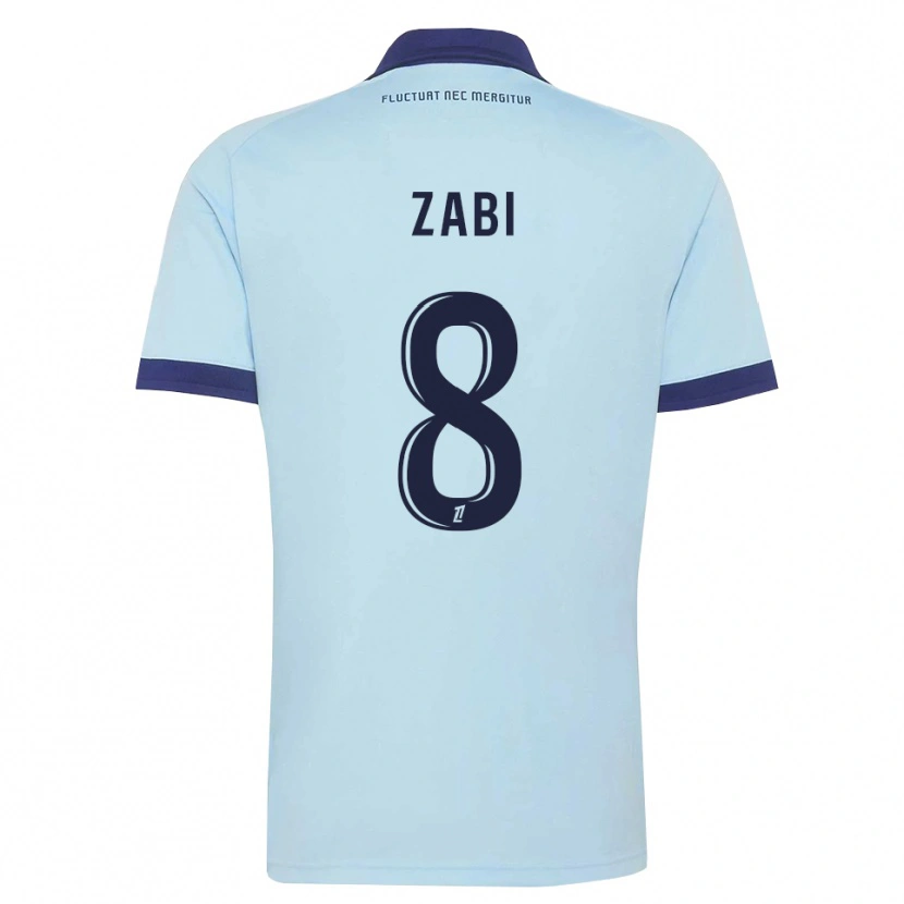 Danxen Homem Camisola Patrick Zabi #8 Azul Centáurea Preto Alternativa 2026/27 Camisa Brasil