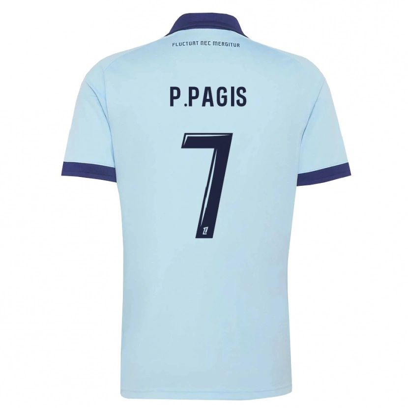 Danxen Homem Camisola Pablo Pagis #7 Azul Centáurea Preto Alternativa 2026/27 Camisa Brasil