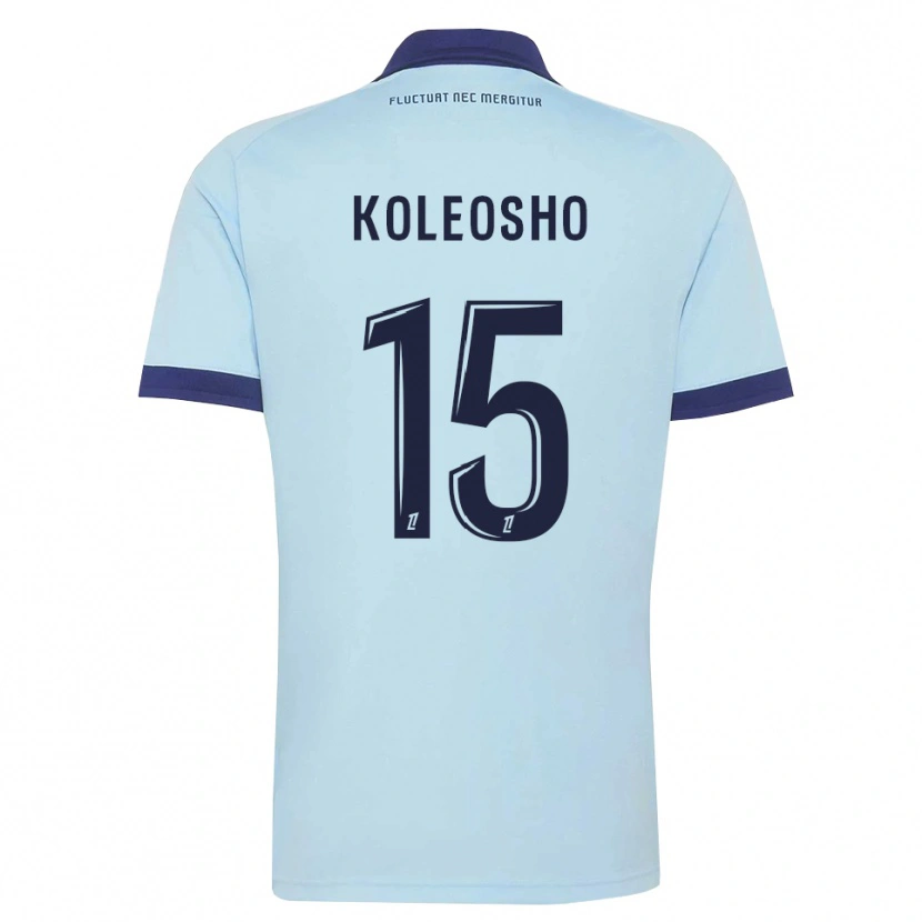 Danxen Homem Camisola Luca Koleosho #15 Azul Centáurea Preto Alternativa 2026/27 Camisa Brasil