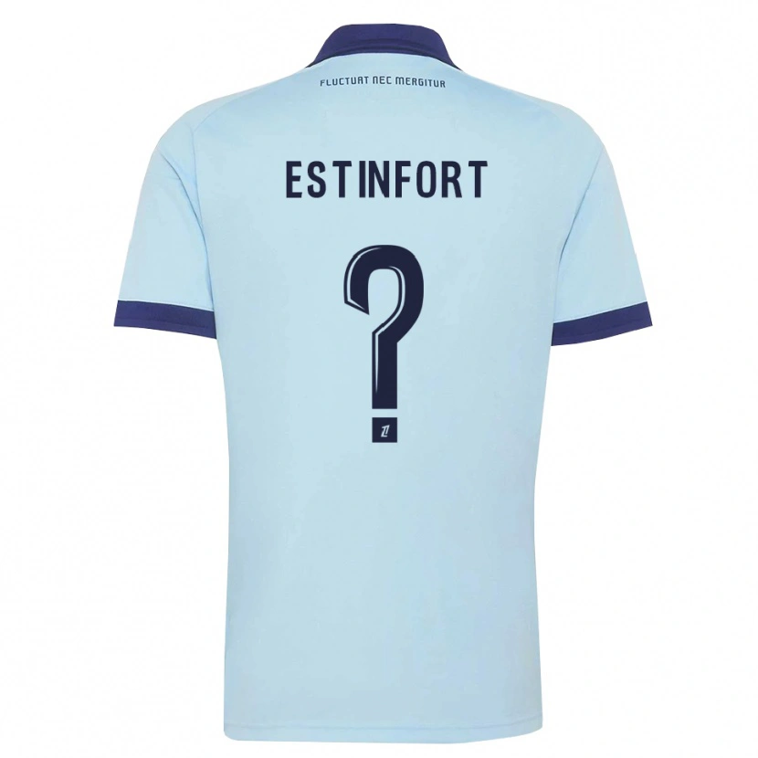 Danxen Homem Camisola Adam Estinfort #0 Azul Centáurea Preto Alternativa 2026/27 Camisa Brasil