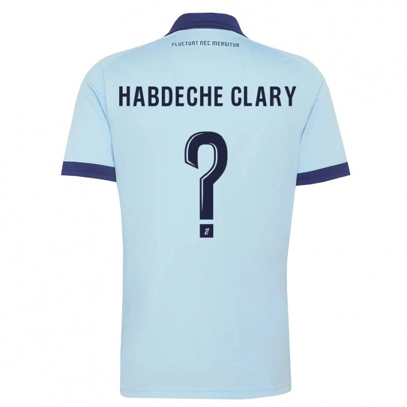 Danxen Homem Camisola Yanis Habdeche Clary #0 Azul Centáurea Preto Alternativa 2026/27 Camisa Brasil