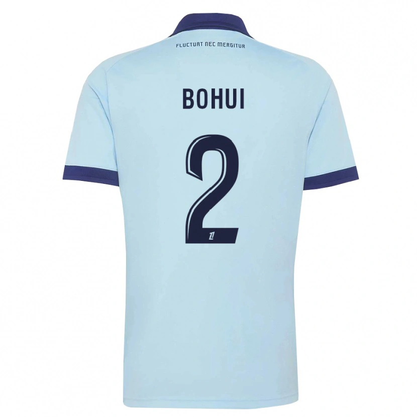 Danxen Homem Camisola Isaiah Bohui #2 Azul Centáurea Preto Alternativa 2026/27 Camisa Brasil