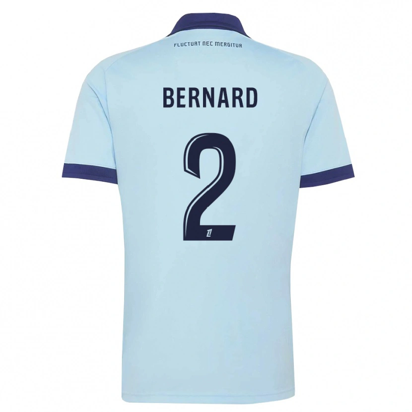Danxen Homem Camisola Sacha Bernard #2 Azul Centáurea Preto Alternativa 2026/27 Camisa Brasil