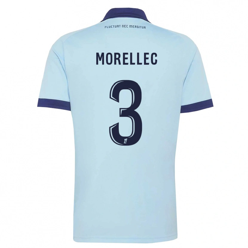 Danxen Homem Camisola Lucien Morellec #3 Azul Centáurea Preto Alternativa 2026/27 Camisa Brasil