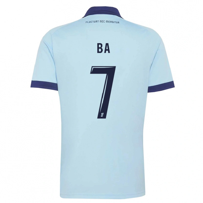 Danxen Homem Camisola Mohamed Ba #7 Azul Centáurea Preto Alternativa 2026/27 Camisa Brasil