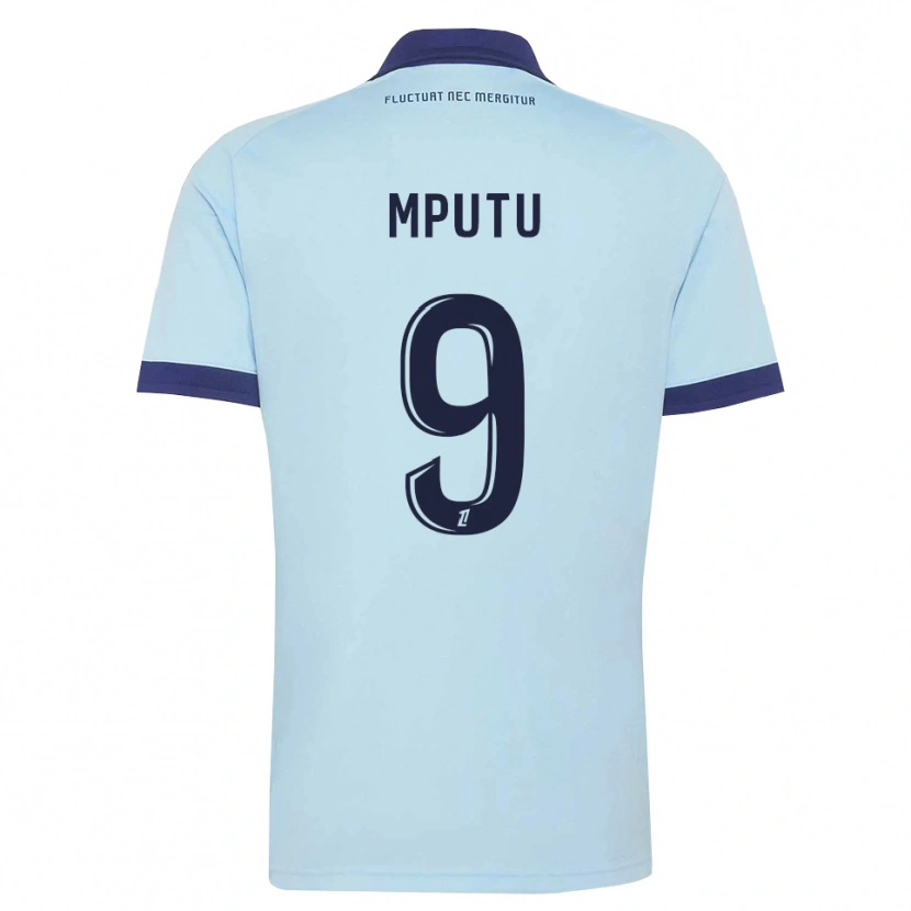 Danxen Homem Camisola Obed Mputu #9 Azul Centáurea Preto Alternativa 2026/27 Camisa Brasil