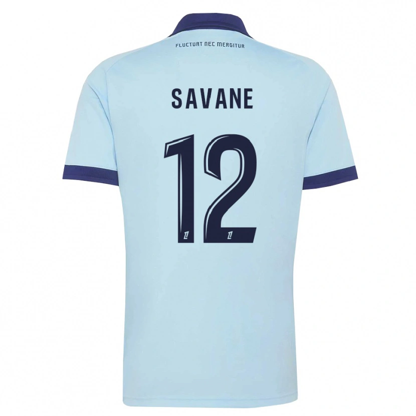 Danxen Homem Camisola Mohamed Savane #12 Azul Centáurea Preto Alternativa 2026/27 Camisa Brasil