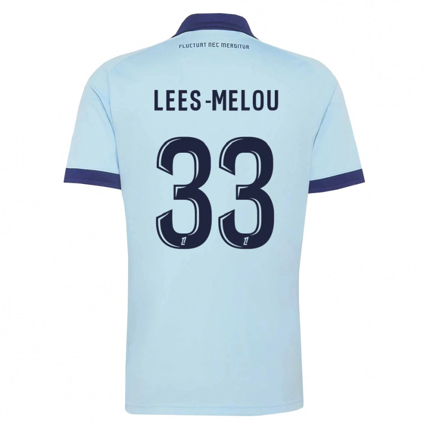 Danxen Homem Camisola Pierre Lees-Melou #33 Azul Centáurea Preto Alternativa 2026/27 Camisa Brasil