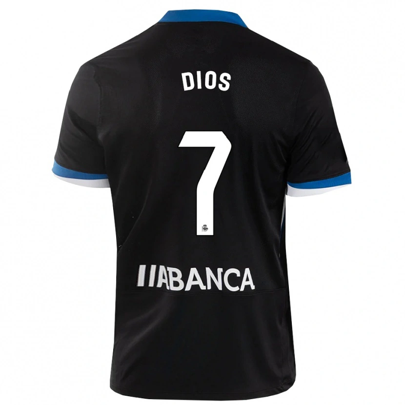 Danxen Homem Camisola Eva Dios #7 Preto Branco Azul Alternativa 2026/27 Camisa Brasil