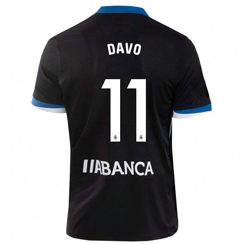 Danxen Homem Camisola Davo #11 Preto Branco Azul Alternativa 2026/27 Camisa Brasil