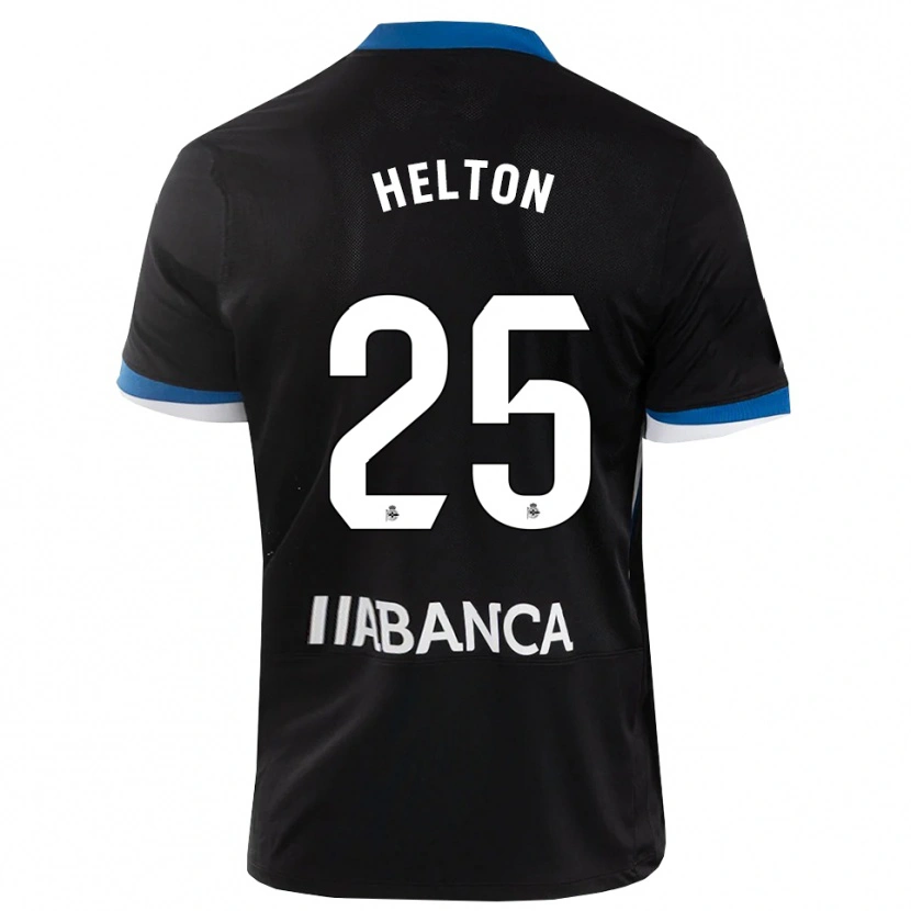 Danxen Homem Camisola Helton Leite #25 Preto Branco Azul Alternativa 2026/27 Camisa Brasil
