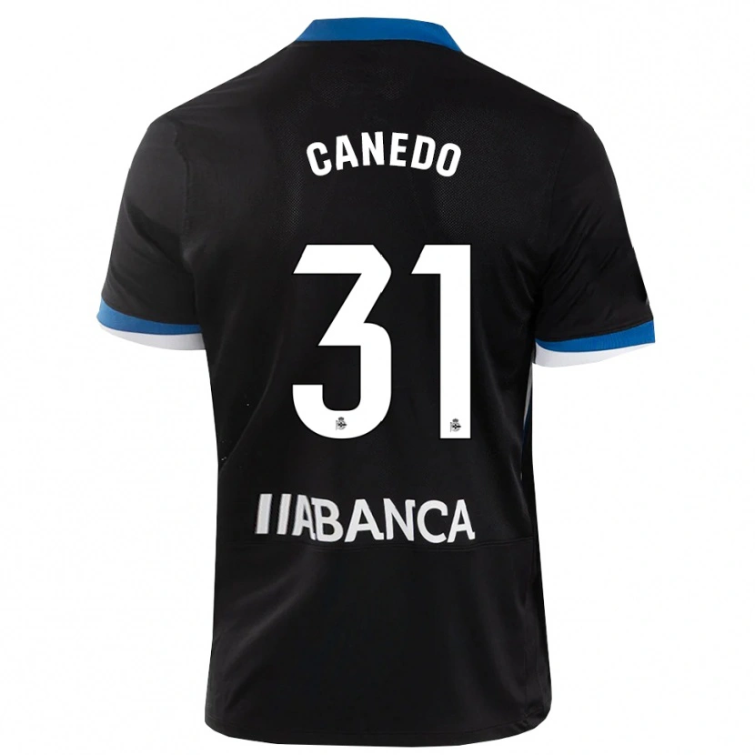 Danxen Homem Camisola Damián Canedo #31 Preto Branco Azul Alternativa 2026/27 Camisa Brasil
