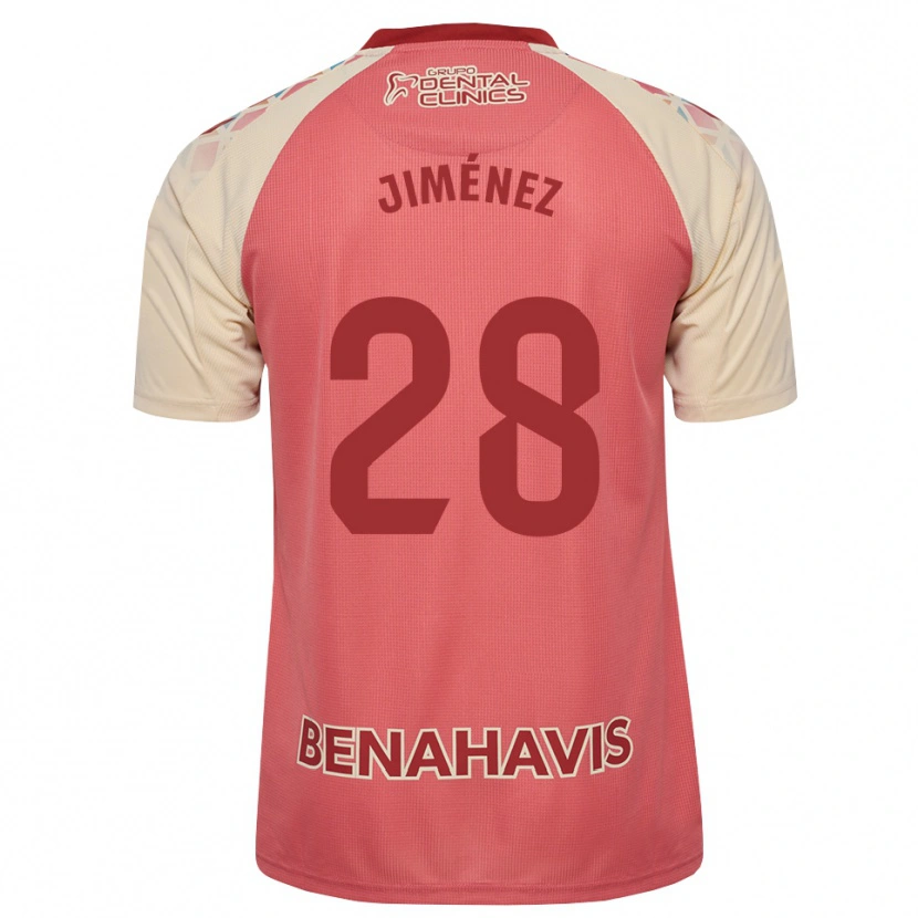 Danxen Homem Camisola Alberto Jiménez #28 Rosa Claro Vermelho Azul Alternativa 2026/27 Camisa Brasil