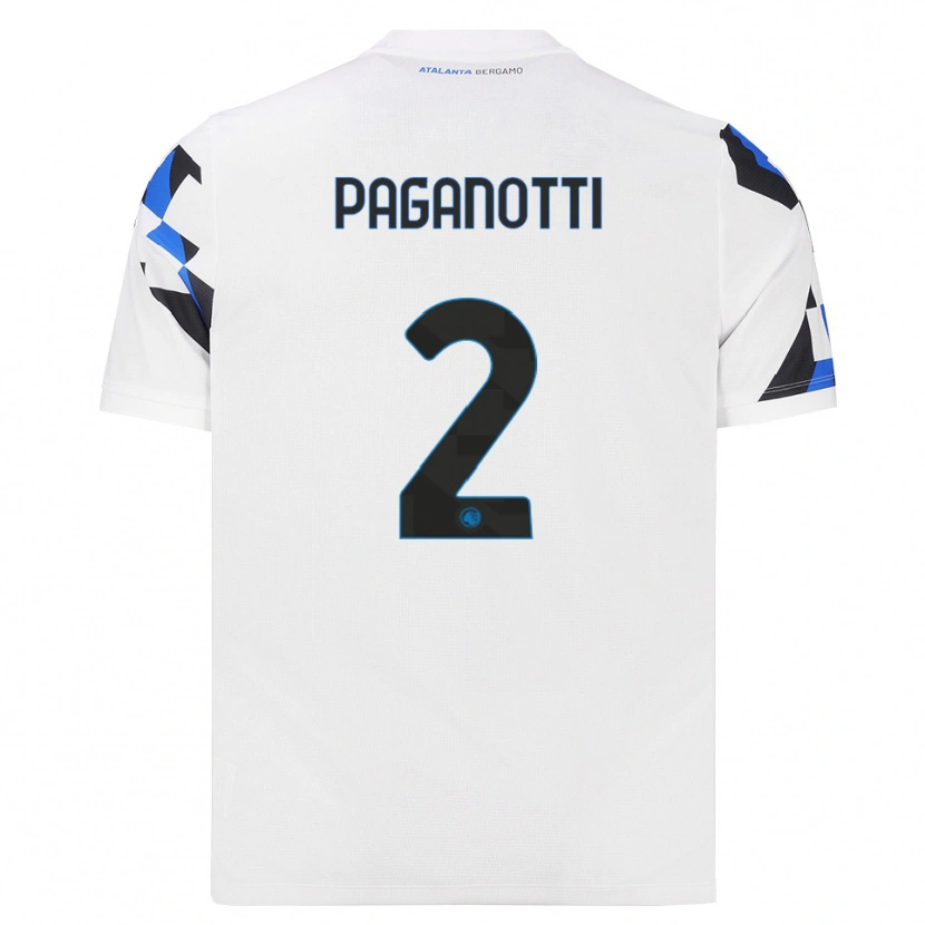 Danxen Homem Camisola Emanuele Paganotti #2 Branco Vermelho Azul Alternativa 2026/27 Camisa Brasil