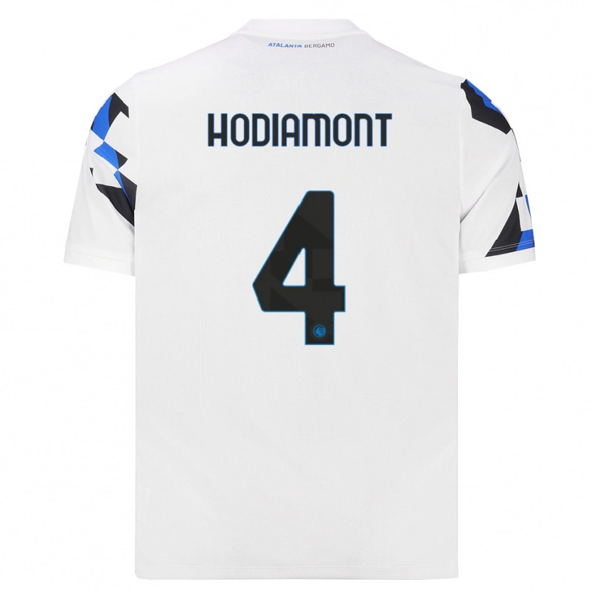 Danxen Homem Camisola Lyam Hodiamont #4 Branco Vermelho Azul Alternativa 2026/27 Camisa Brasil