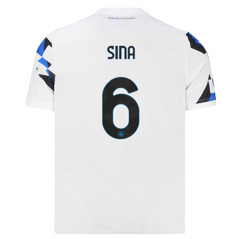 Danxen Homem Camisola Sebastian Sina #6 Branco Vermelho Azul Alternativa 2026/27 Camisa Brasil
