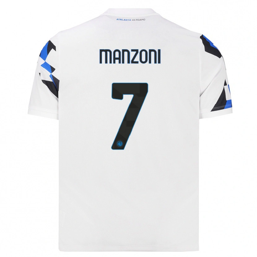 Danxen Homem Camisola Alberto Manzoni #7 Branco Vermelho Azul Alternativa 2026/27 Camisa Brasil