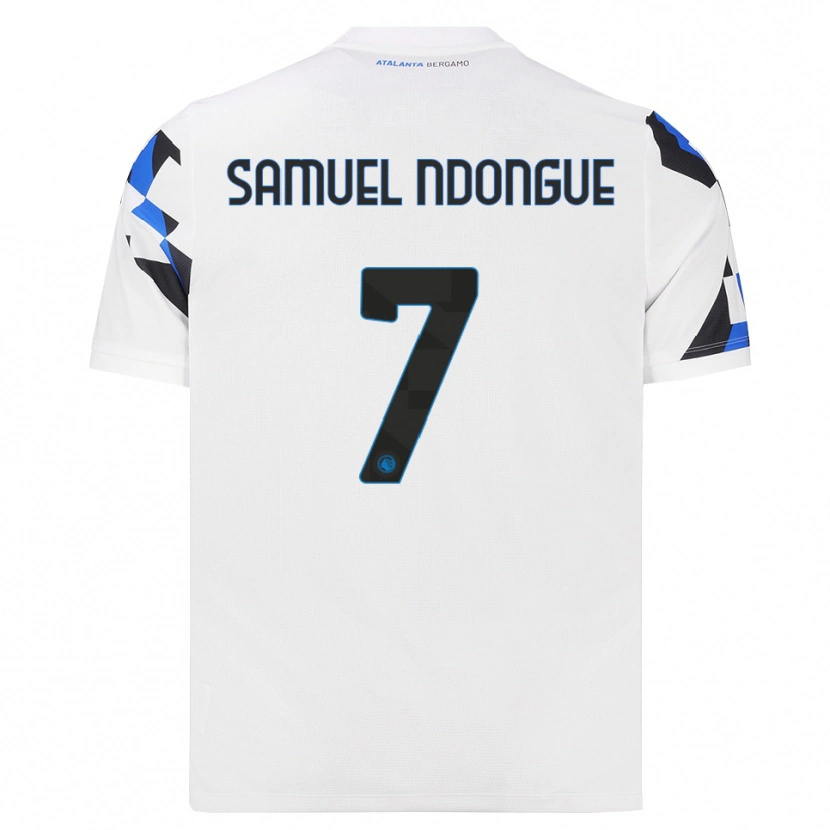 Danxen Homem Camisola Frederick Ndongue #7 Branco Vermelho Azul Alternativa 2026/27 Camisa Brasil