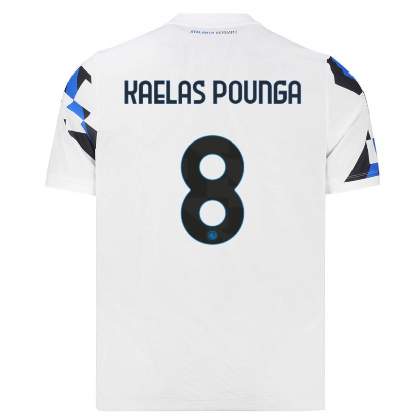 Danxen Homem Camisola Digne Kaelas Pounga #8 Branco Vermelho Azul Alternativa 2026/27 Camisa Brasil