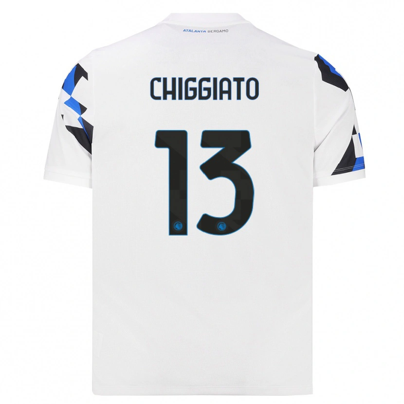 Danxen Homem Camisola Gabriele Chiggiato #13 Branco Vermelho Azul Alternativa 2026/27 Camisa Brasil