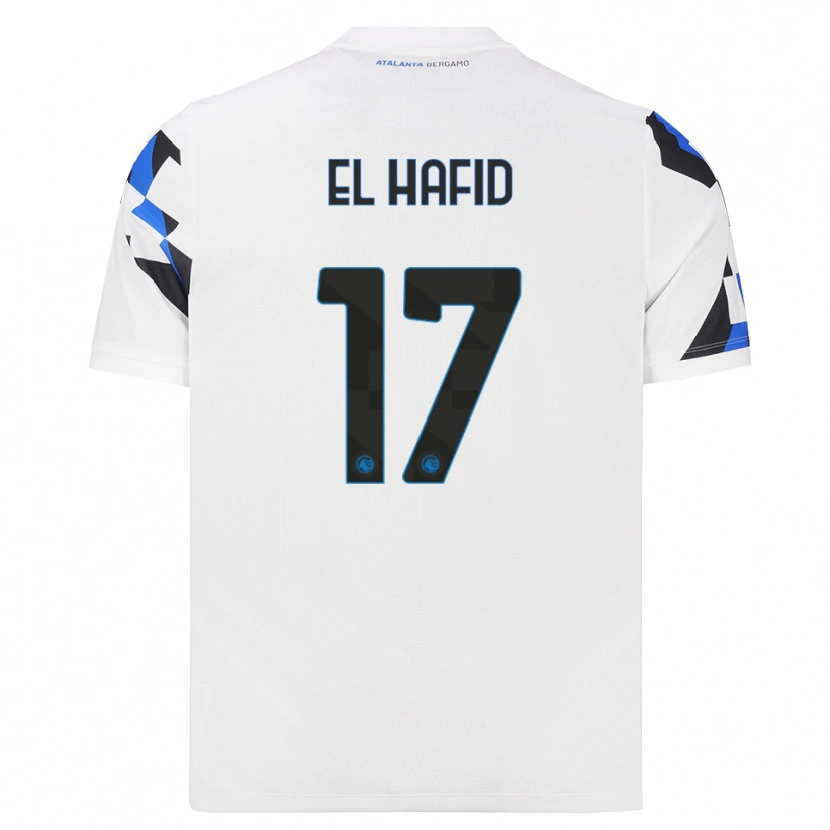 Danxen Homem Camisola Badr El Hafid #17 Branco Vermelho Azul Alternativa 2026/27 Camisa Brasil