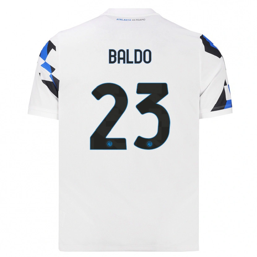 Danxen Homem Camisola Nicolò Baldo #23 Branco Vermelho Azul Alternativa 2026/27 Camisa Brasil
