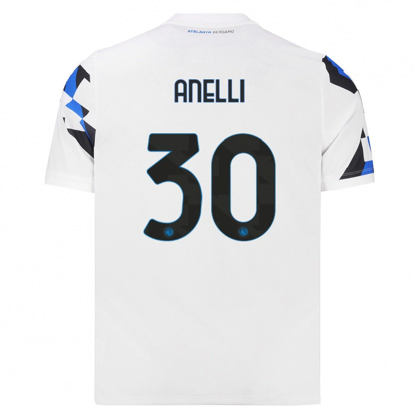 Danxen Homem Camisola Alessandro Anelli #30 Branco Vermelho Azul Alternativa 2026/27 Camisa Brasil