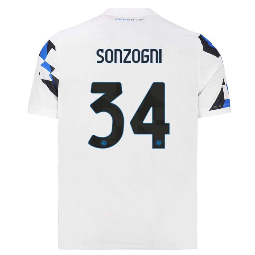 Danxen Homem Camisola Mattia Sonzogni #34 Branco Vermelho Azul Alternativa 2026/27 Camisa Brasil