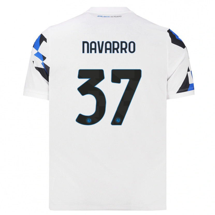 Danxen Homem Camisola Albert Navarro #37 Branco Vermelho Azul Alternativa 2026/27 Camisa Brasil