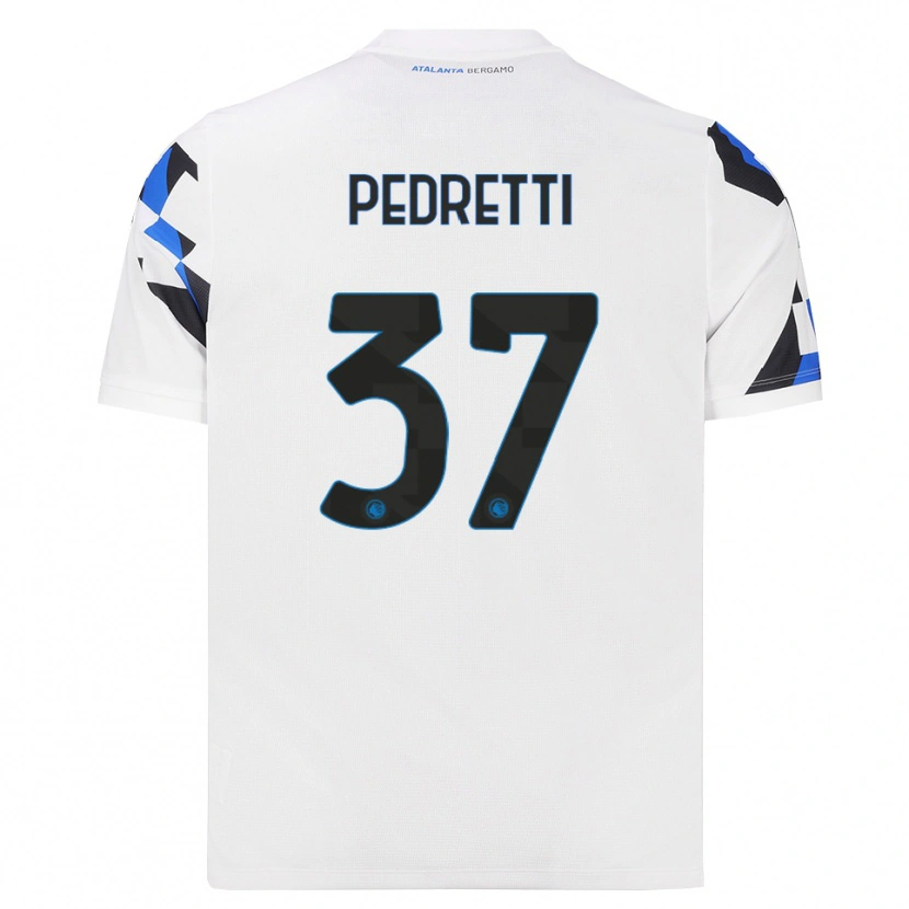 Danxen Homem Camisola Mattia Pedretti #37 Branco Vermelho Azul Alternativa 2026/27 Camisa Brasil