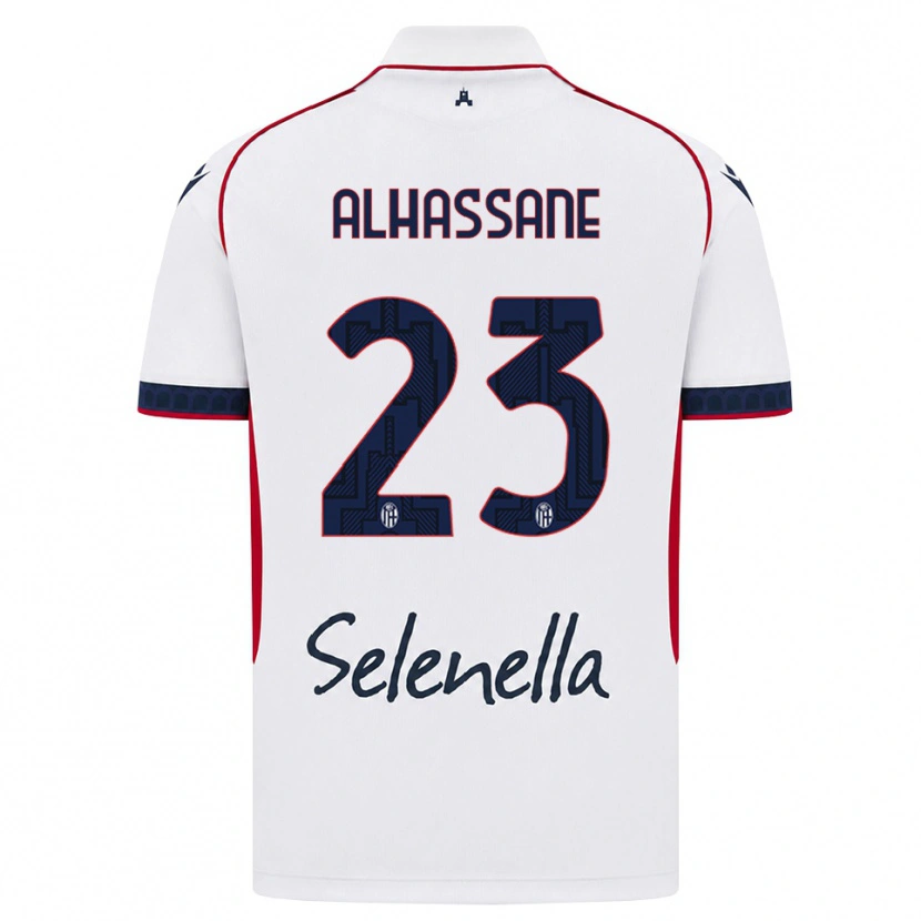 Danxen Homem Camisola Rahim Alhassane #23 Branco Vermelho Azul Real Alternativa 2026/27 Camisa Brasil