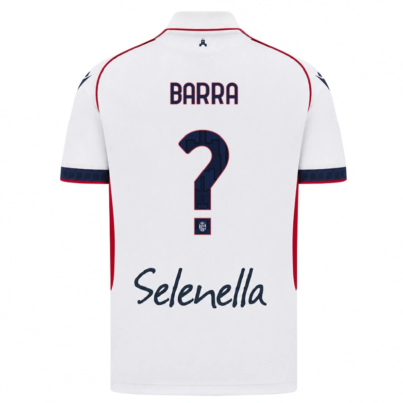 Danxen Homem Camisola Edoardo Barra #0 Branco Vermelho Azul Real Alternativa 2026/27 Camisa Brasil