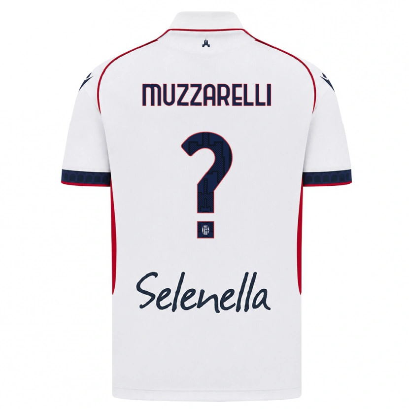 Danxen Homem Camisola Lorenzo Muzzarelli #0 Branco Vermelho Azul Real Alternativa 2026/27 Camisa Brasil