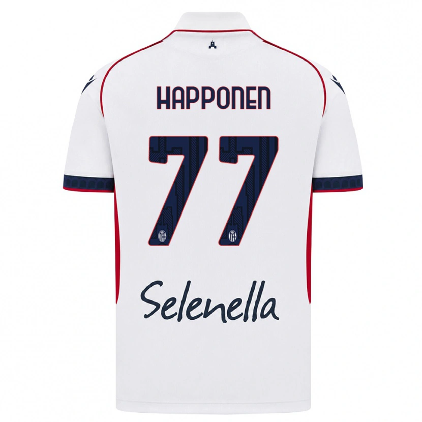 Danxen Homem Camisola Ukko Happonen #77 Branco Vermelho Azul Real Alternativa 2026/27 Camisa Brasil