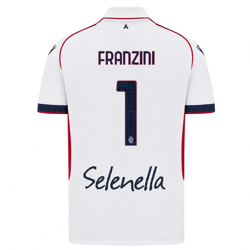 Danxen Homem Camisola Davide Franzini #1 Branco Vermelho Azul Real Alternativa 2026/27 Camisa Brasil