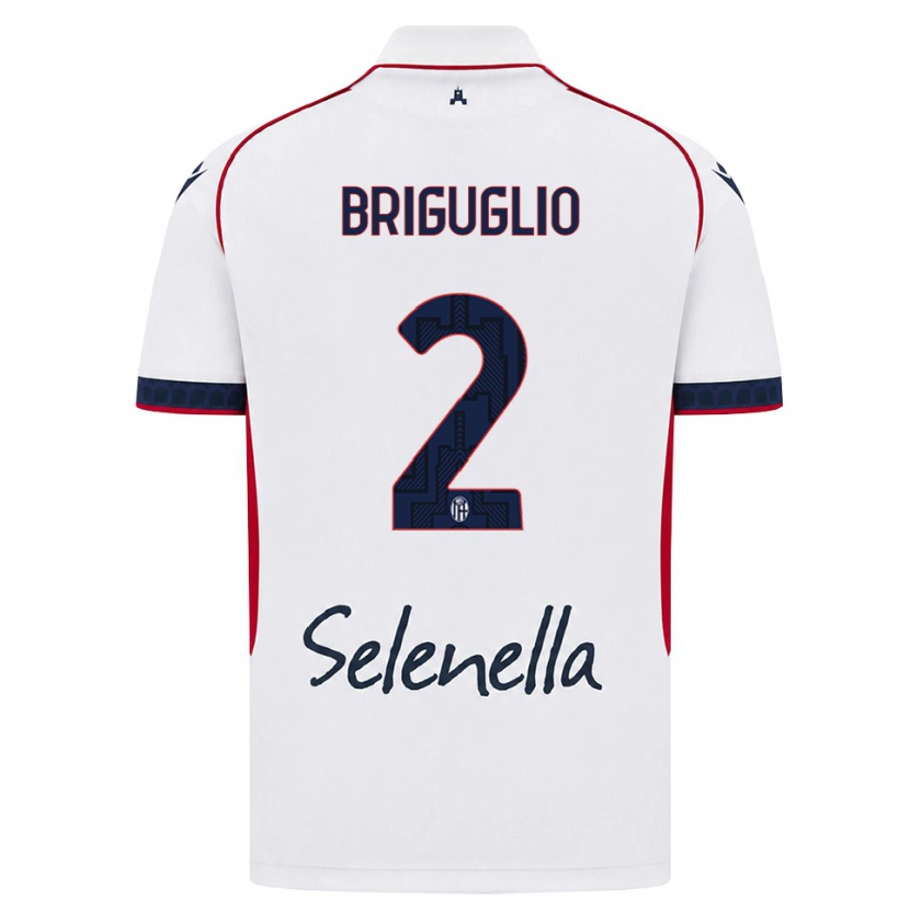 Danxen Homem Camisola Christian Briguglio #2 Branco Vermelho Azul Real Alternativa 2026/27 Camisa Brasil