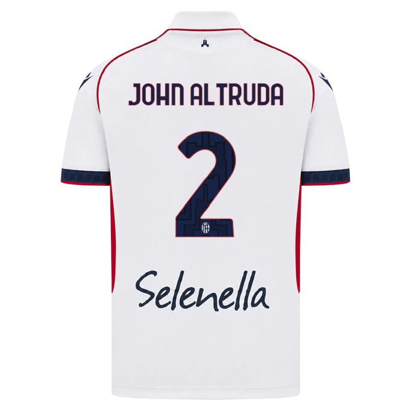 Danxen Homem Camisola Alessandro John Altruda #2 Branco Vermelho Azul Real Alternativa 2026/27 Camisa Brasil