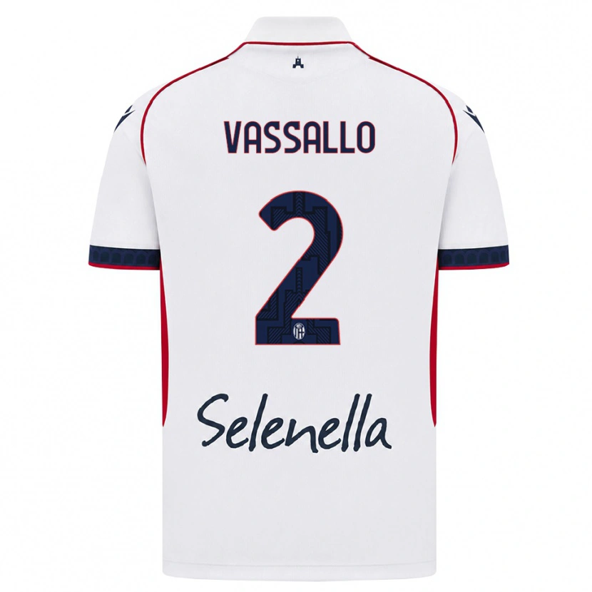 Danxen Homem Camisola Giacomo Vassallo #2 Branco Vermelho Azul Real Alternativa 2026/27 Camisa Brasil