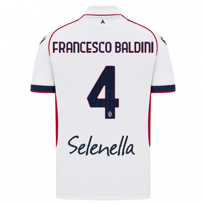 Danxen Homem Camisola Giovanni Francesco Baldini #4 Branco Vermelho Azul Real Alternativa 2026/27 Camisa Brasil