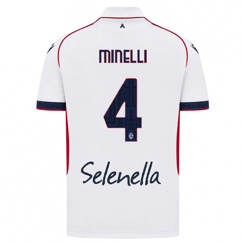 Danxen Homem Camisola Leo Minelli #4 Branco Vermelho Azul Real Alternativa 2026/27 Camisa Brasil