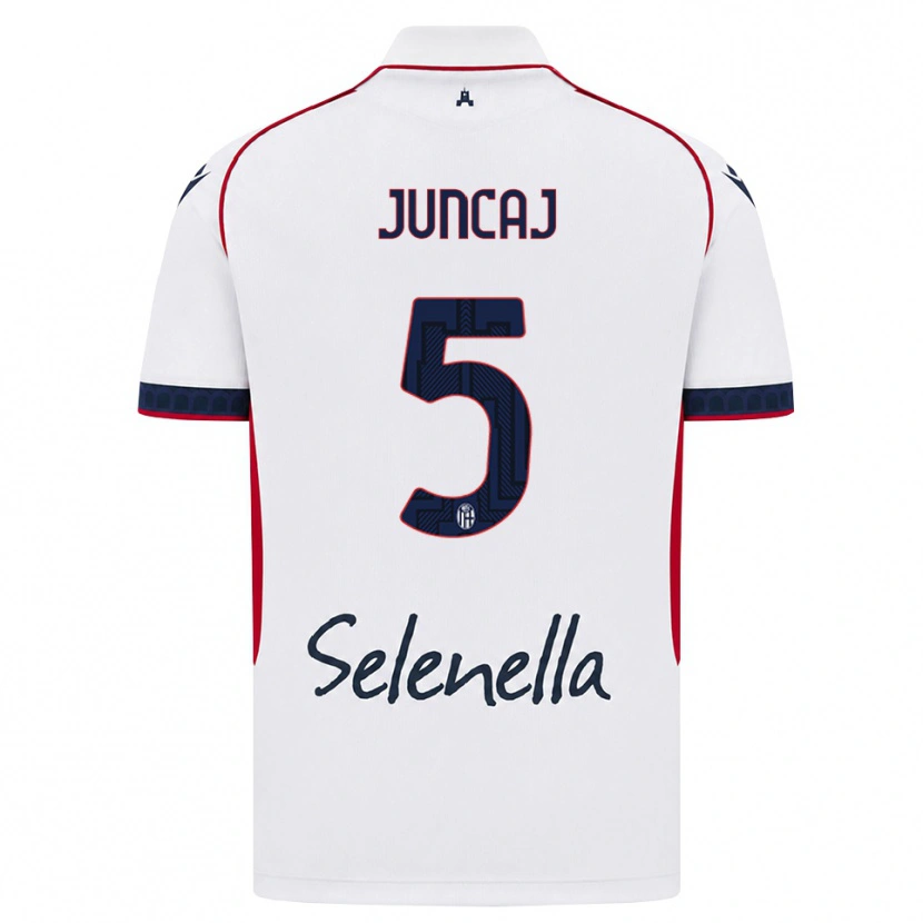 Danxen Homem Camisola Flavio Juncaj #5 Branco Vermelho Azul Real Alternativa 2026/27 Camisa Brasil