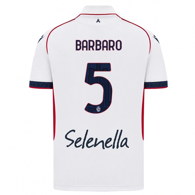 Danxen Homem Camisola Elia Barbaro #5 Branco Vermelho Azul Real Alternativa 2026/27 Camisa Brasil