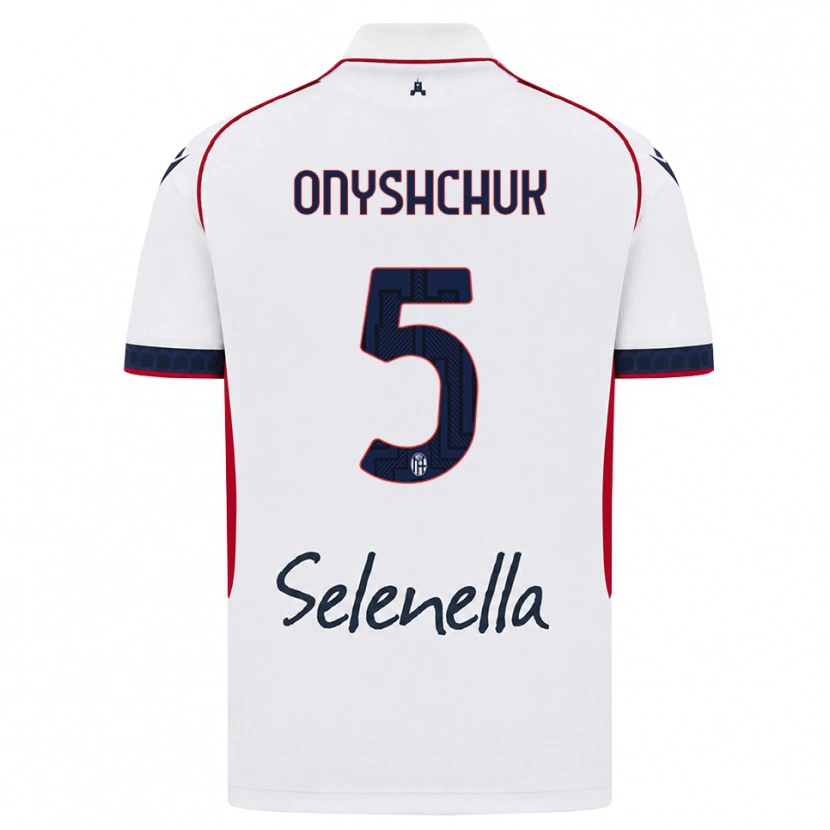 Danxen Homem Camisola Zakhar Onyshchuk #5 Branco Vermelho Azul Real Alternativa 2026/27 Camisa Brasil
