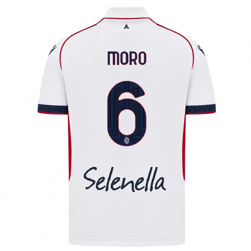 Danxen Homem Camisola Nikola Moro #6 Branco Vermelho Azul Real Alternativa 2026/27 Camisa Brasil