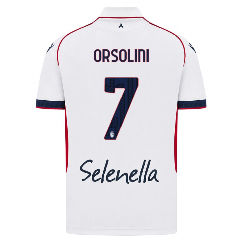 Danxen Homem Camisola Riccardo Orsolini #7 Branco Vermelho Azul Real Alternativa 2026/27 Camisa Brasil