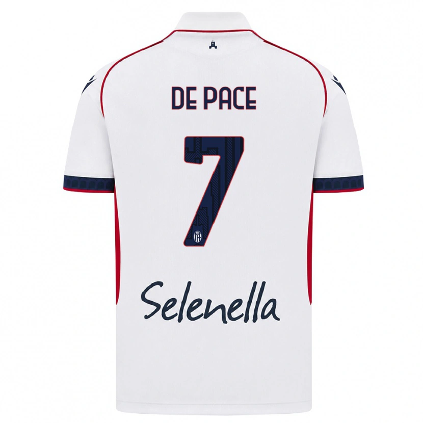 Danxen Homem Camisola Piervincenzo De Pace #7 Branco Vermelho Azul Real Alternativa 2026/27 Camisa Brasil
